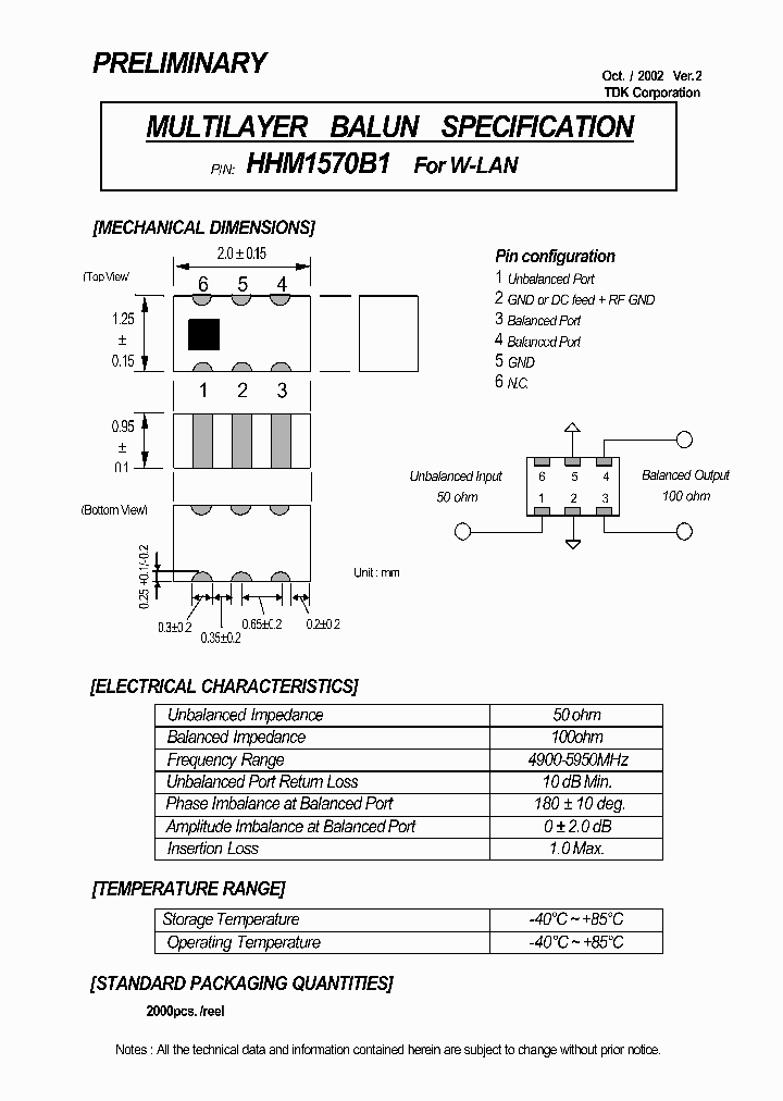 HHM1570B1_1109533.PDF Datasheet