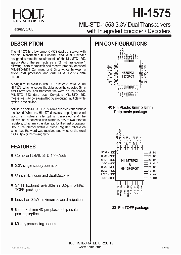 HI-1575PQI_1116878.PDF Datasheet