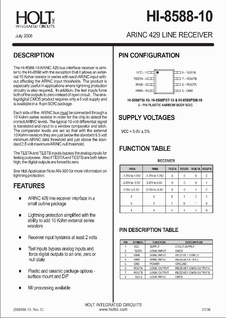 HI-8588PSTF-10_1249874.PDF Datasheet