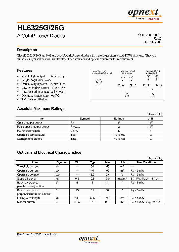 HL6326G_1250106.PDF Datasheet