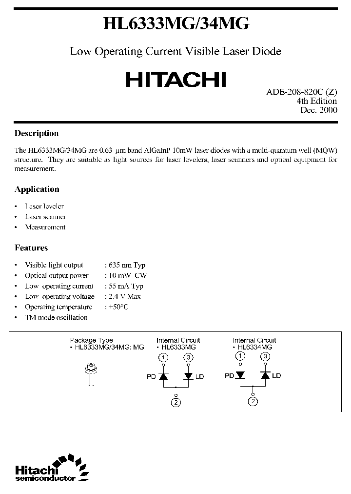 HL6334MG_1250110.PDF Datasheet