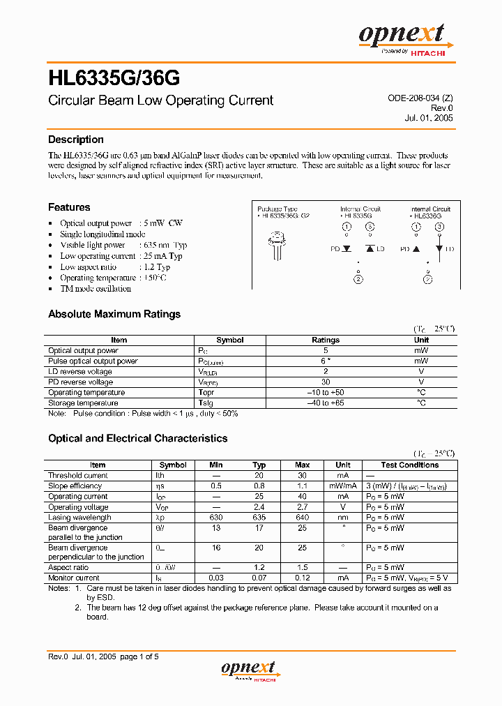 HL6336G_1250113.PDF Datasheet