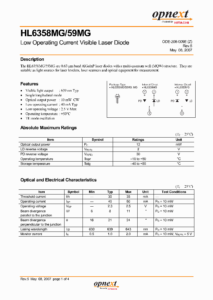 HL6359MG_1250121.PDF Datasheet