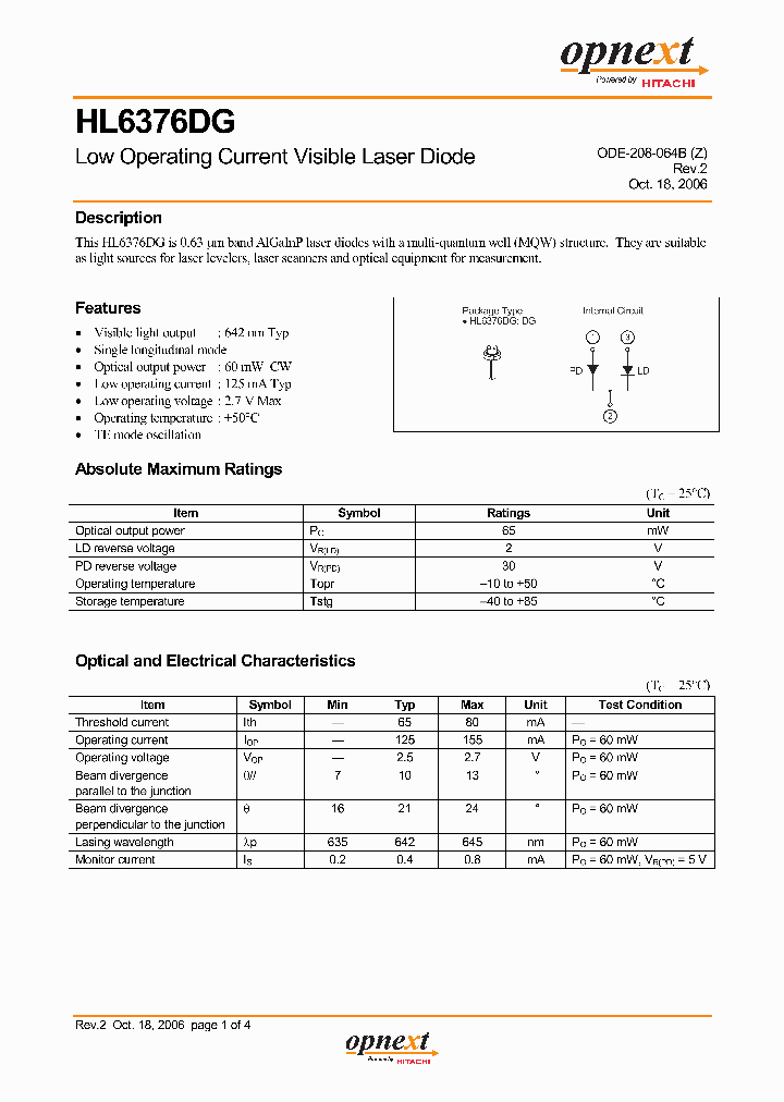 HL6376DG_1250126.PDF Datasheet
