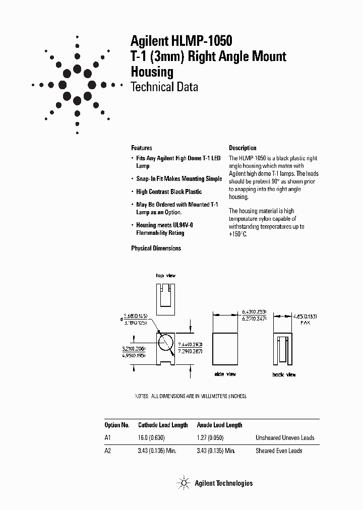 HLMP-1050_1250179.PDF Datasheet