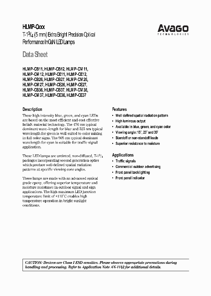 HLMP-CB11_1090962.PDF Datasheet