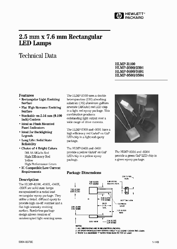 HLMP-R100_1250240.PDF Datasheet