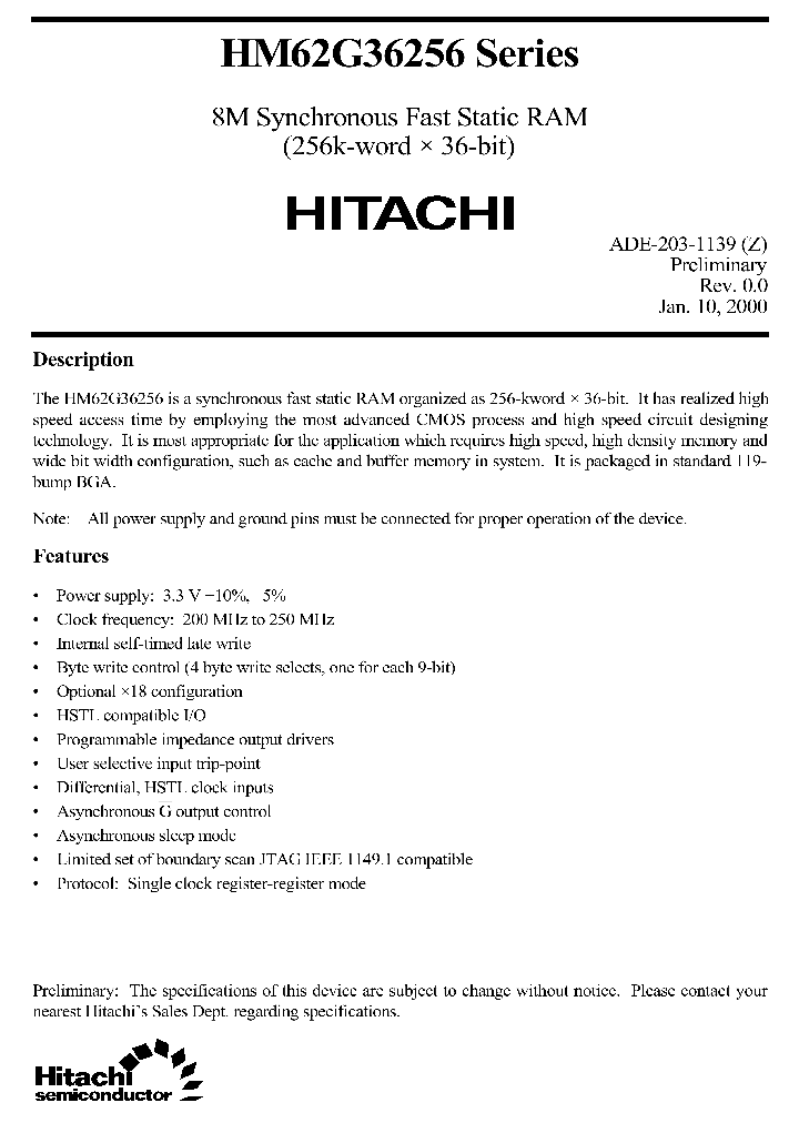 HM62G36256BP-5_1250374.PDF Datasheet