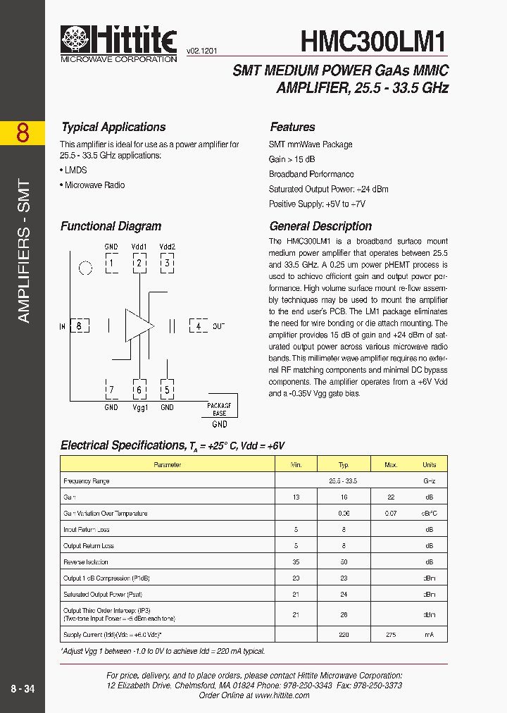 HMC300LM1_1250554.PDF Datasheet