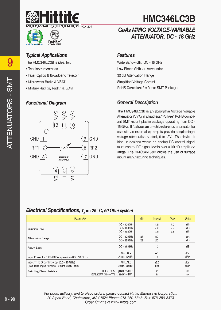 HMC346LC3B_1250578.PDF Datasheet