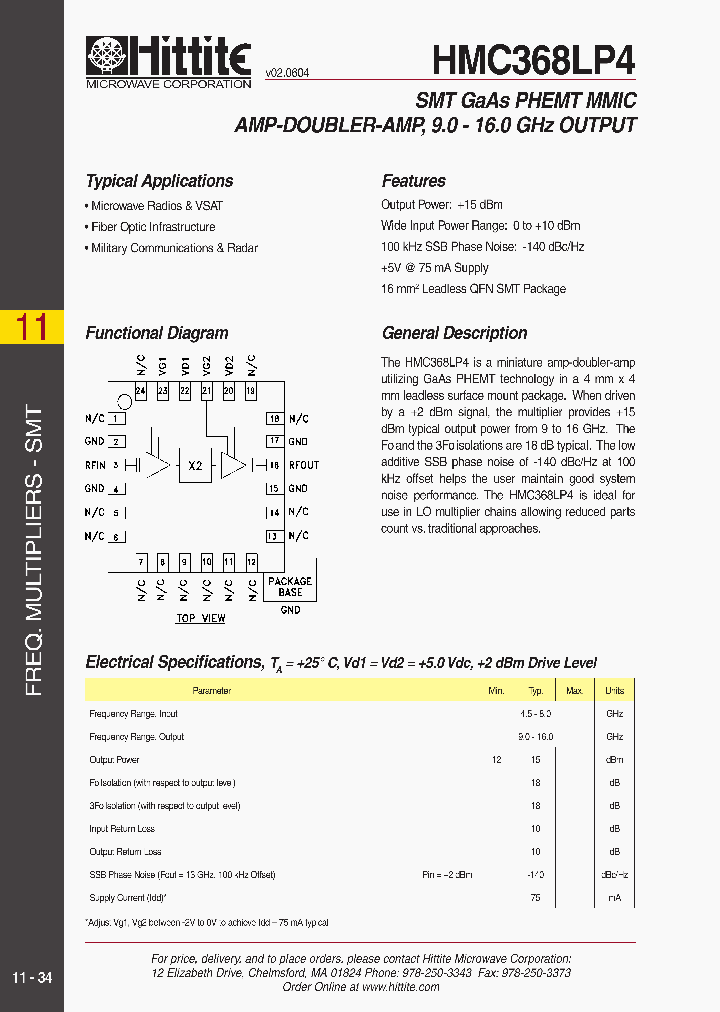 HMC368LP4_1250603.PDF Datasheet