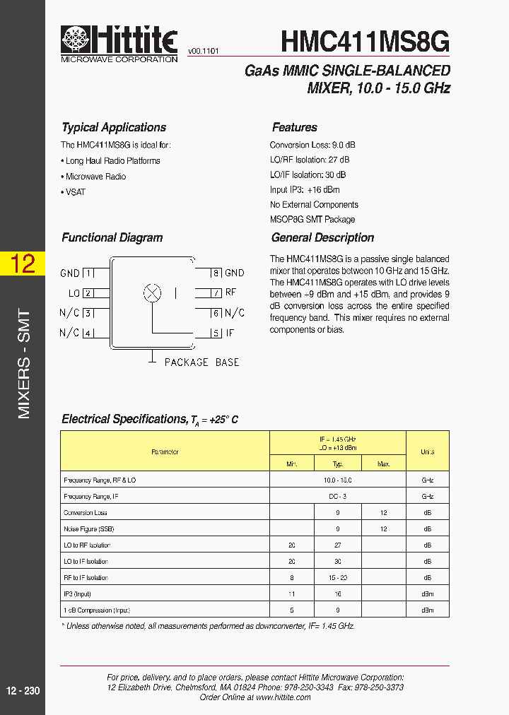 HMC411MS8G_1250627.PDF Datasheet