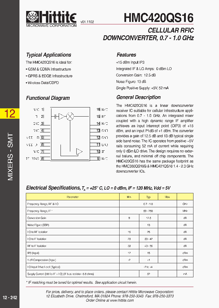HMC420QS16_799162.PDF Datasheet