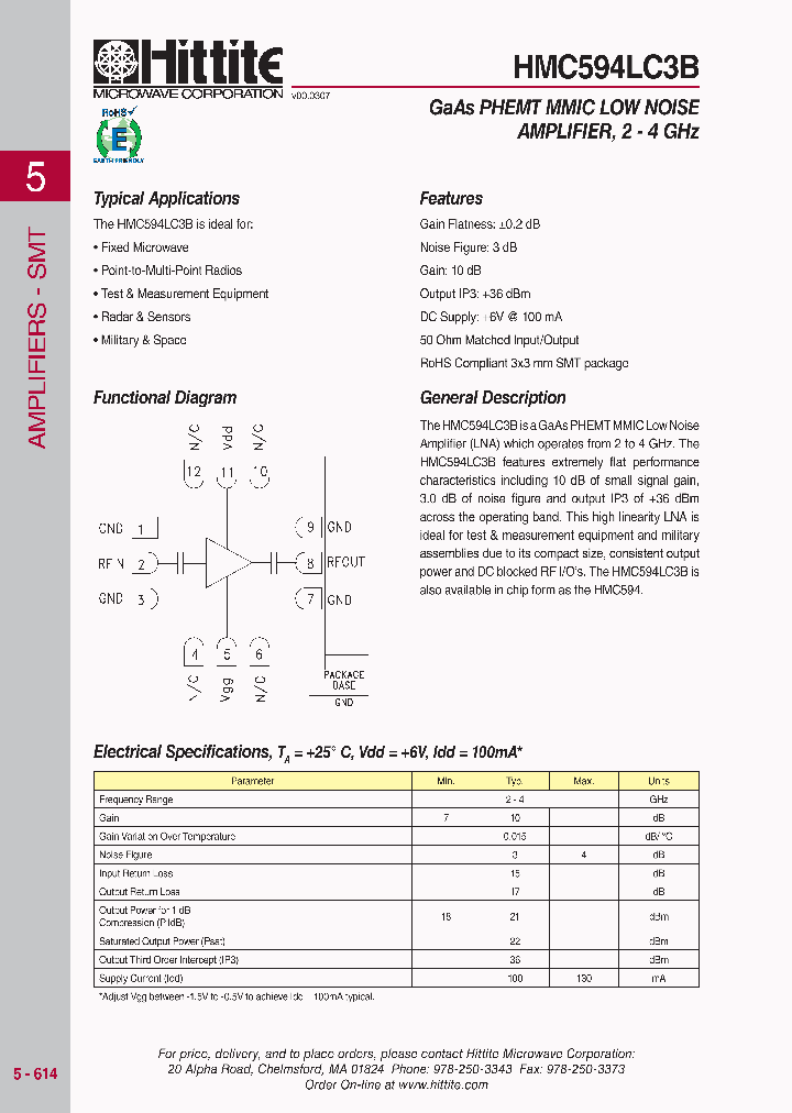 HMC594LC3B_1091961.PDF Datasheet