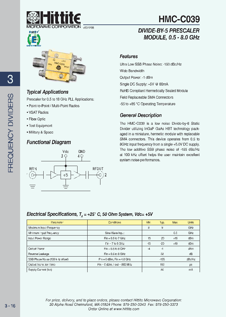 HMC-C039_1250719.PDF Datasheet