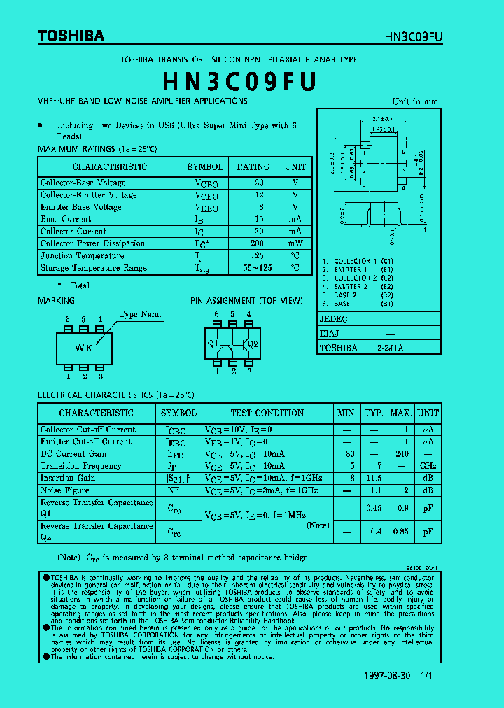 HN3C09FU_1161545.PDF Datasheet