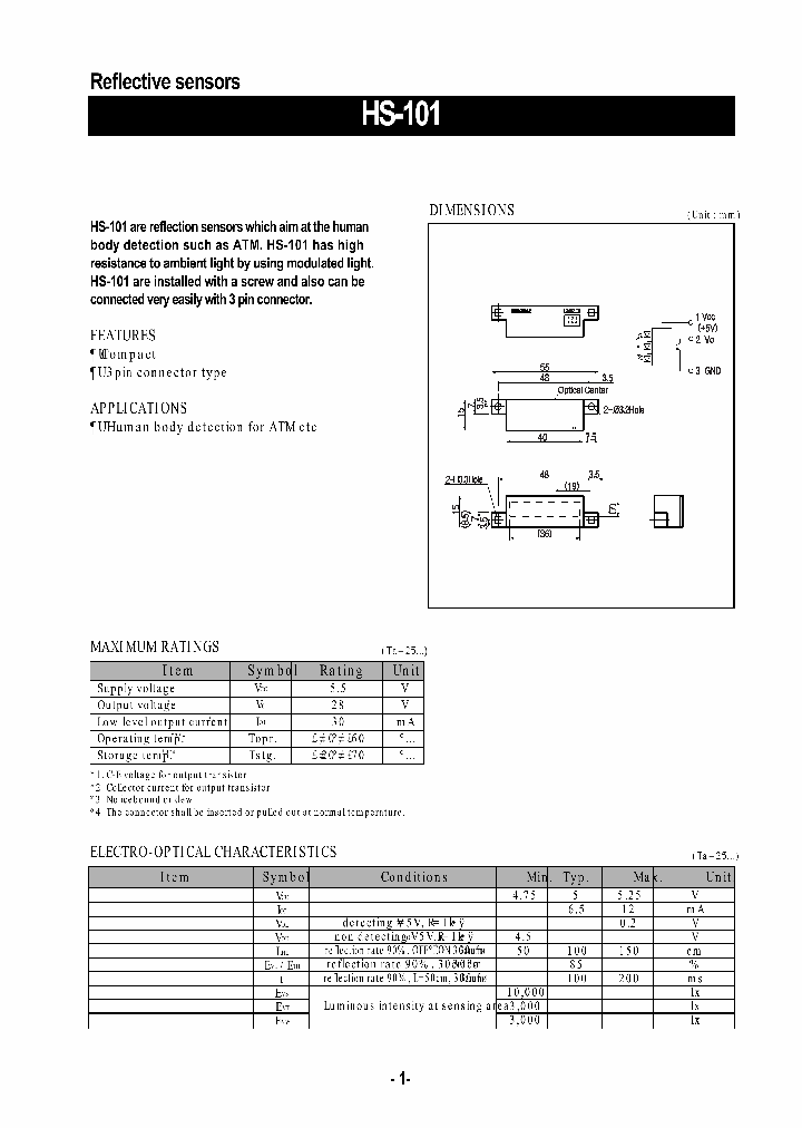 HS-101_1251082.PDF Datasheet