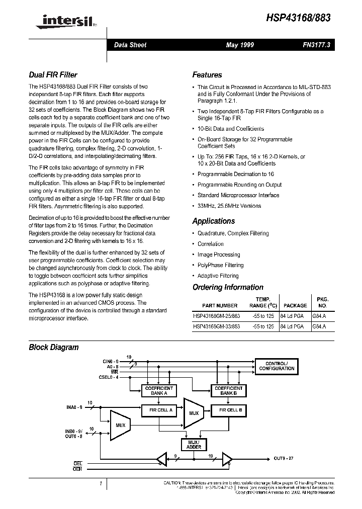 HSP43168GM-33883_1251401.PDF Datasheet