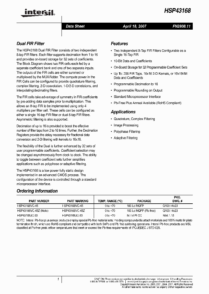 HSP4316807_740039.PDF Datasheet