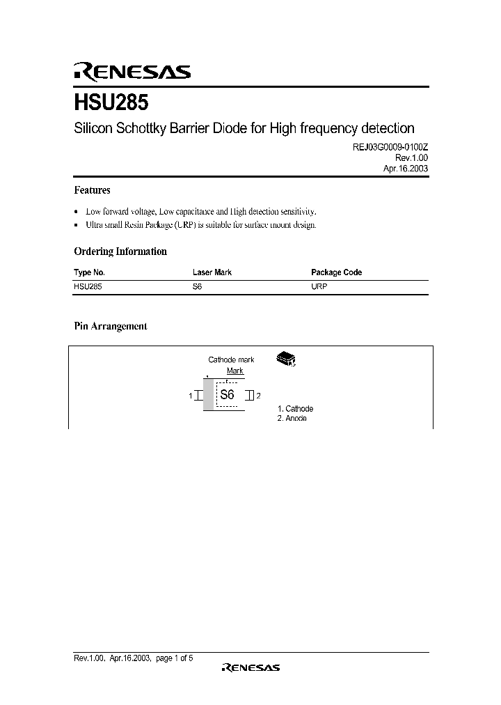 HSU285_1251480.PDF Datasheet