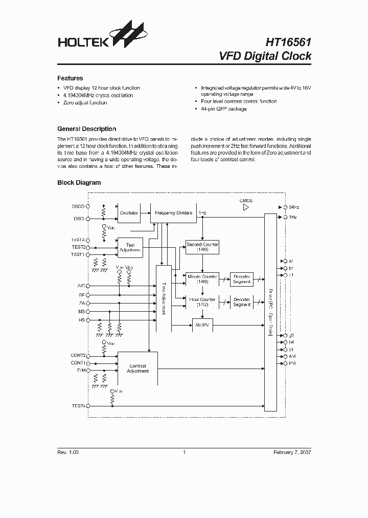HT16561_1174671.PDF Datasheet