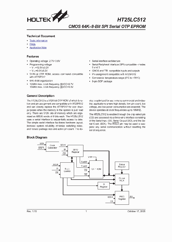 HT25LC512_1251552.PDF Datasheet