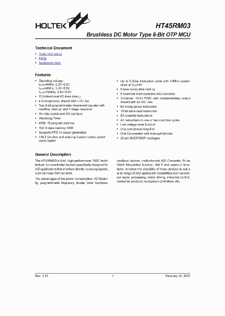 HT45RM03_1137361.PDF Datasheet