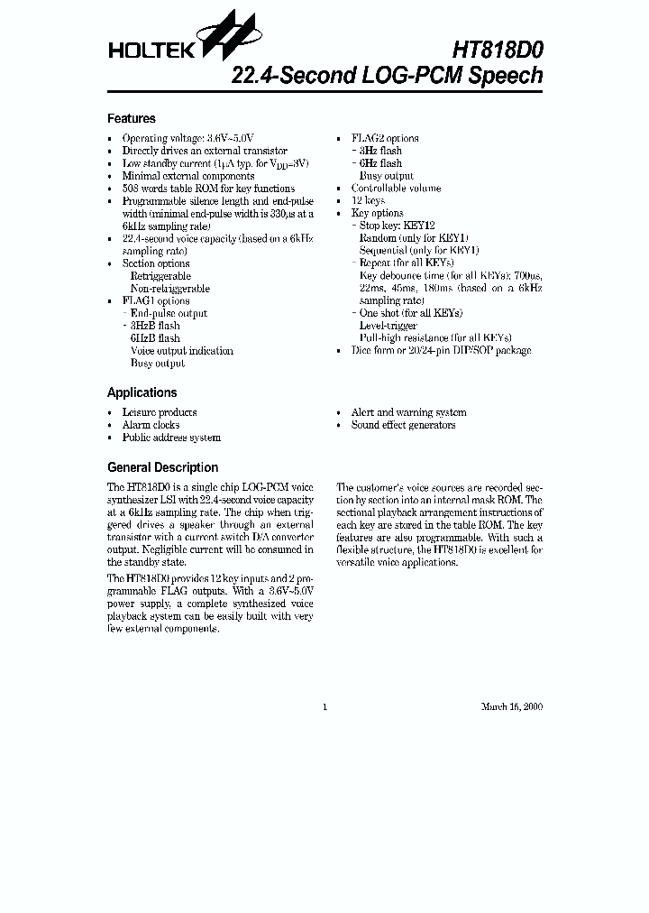 HT818D0_1251656.PDF Datasheet