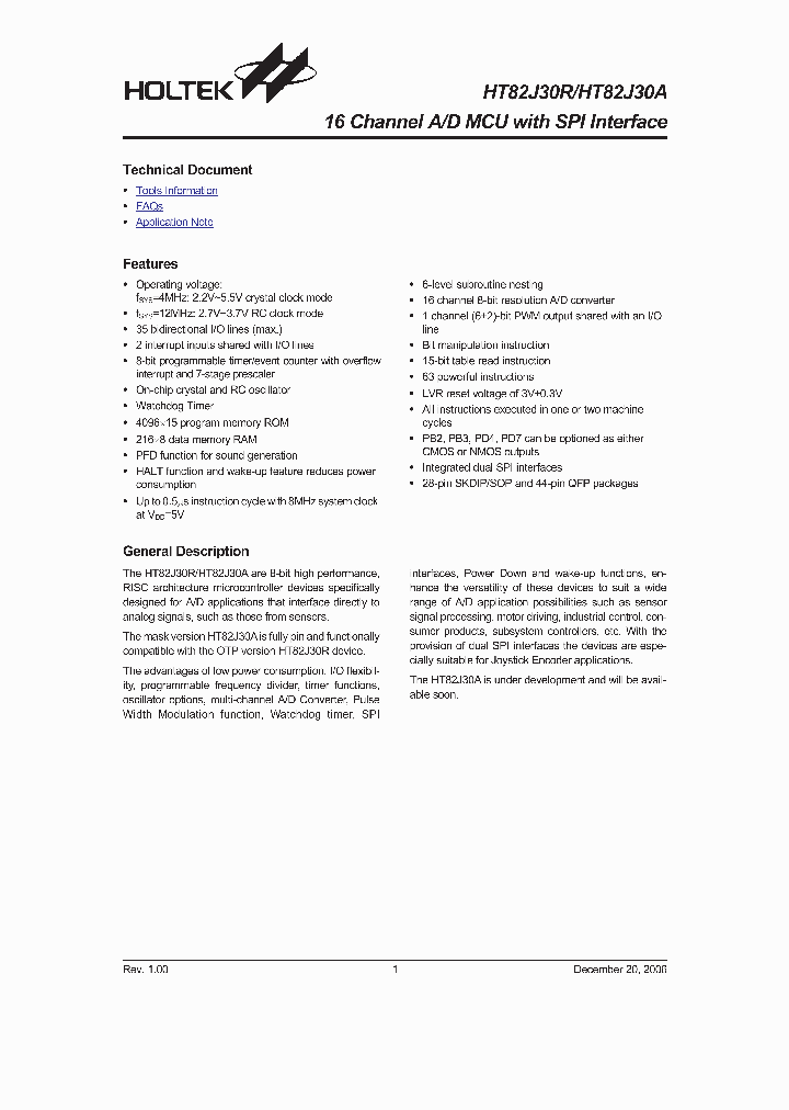 HT82J30A_1154427.PDF Datasheet