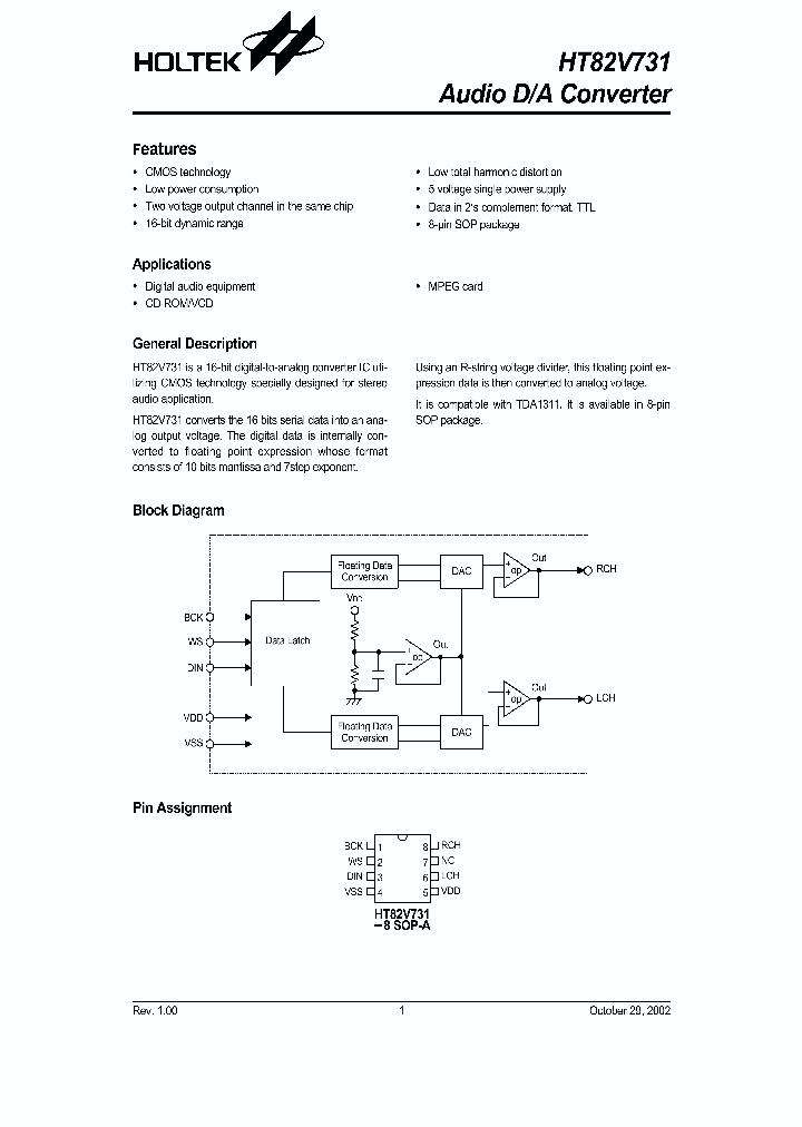 HT82V731_1251665.PDF Datasheet