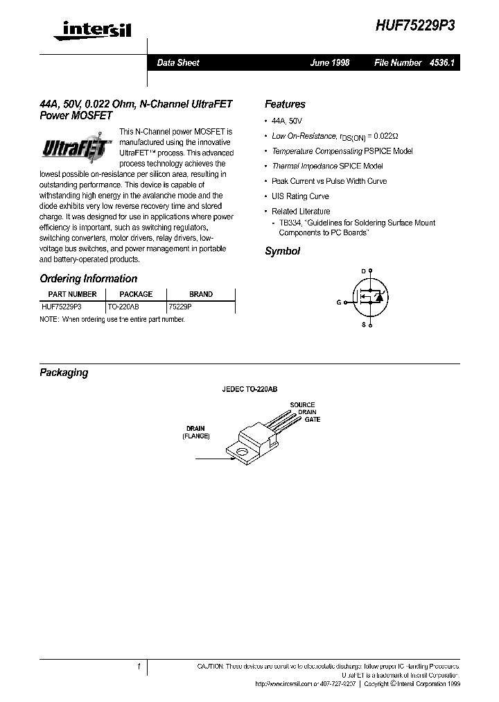HUF75229P3_844608.PDF Datasheet