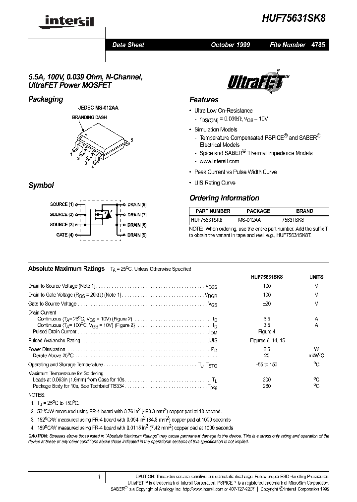 HUF75631SK8_1251806.PDF Datasheet