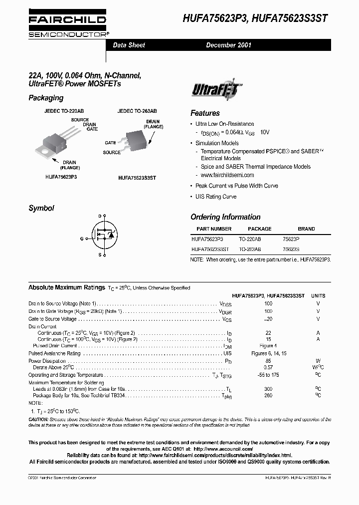 HUFA75623S3ST_1251909.PDF Datasheet