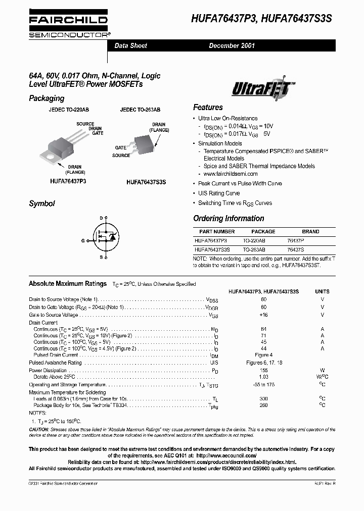 HUFA76437S3S_1251934.PDF Datasheet