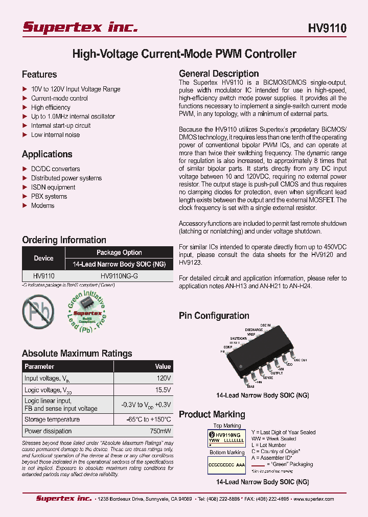 HV9110NG-G_1188021.PDF Datasheet