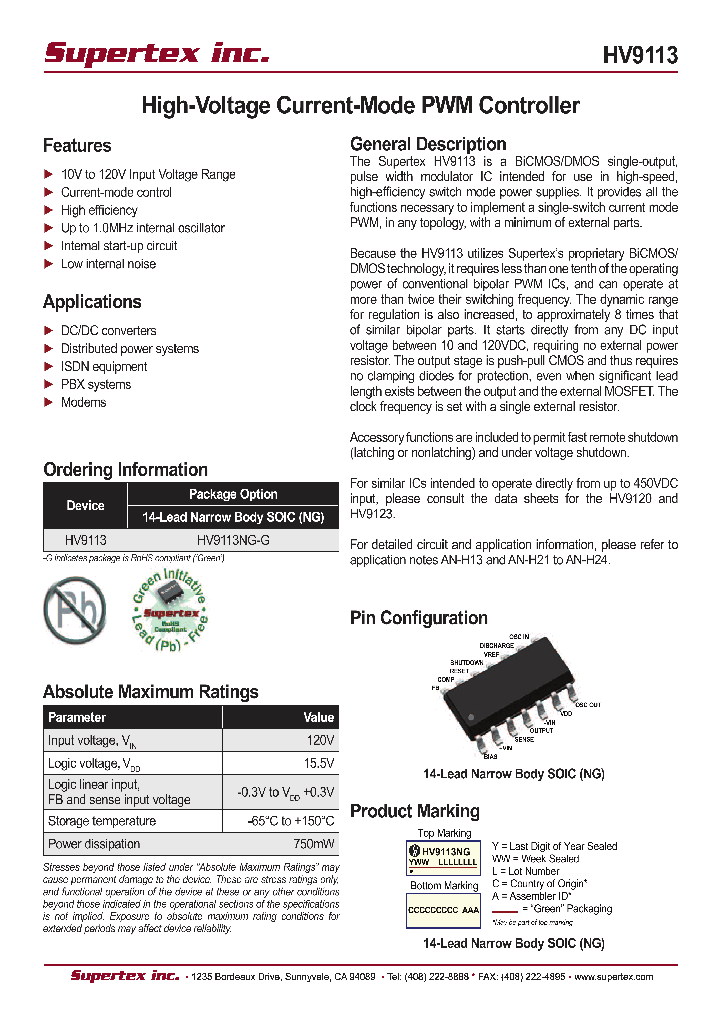 HV9113NG-G_1188025.PDF Datasheet