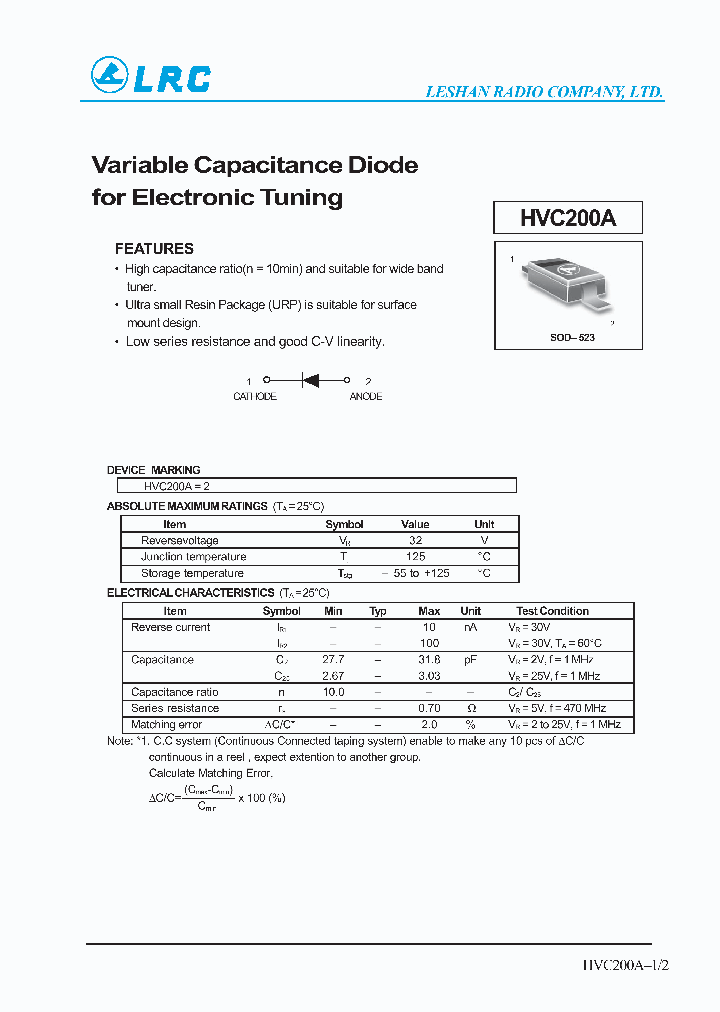 HVC200A_1052783.PDF Datasheet