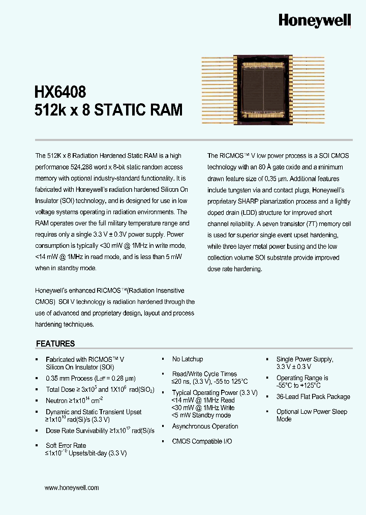 HX6408XVRM_628338.PDF Datasheet
