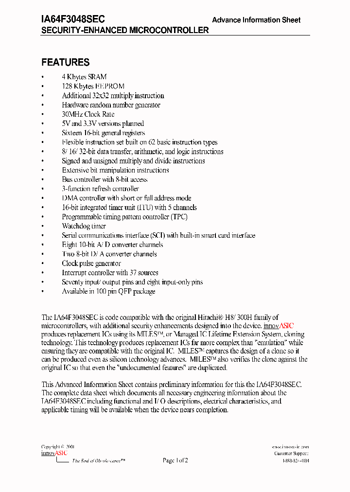 IA64F3048SEC_1252481.PDF Datasheet