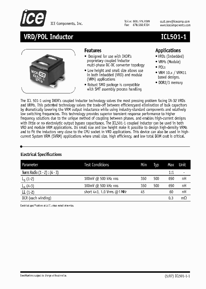 ICL501-1_1026291.PDF Datasheet