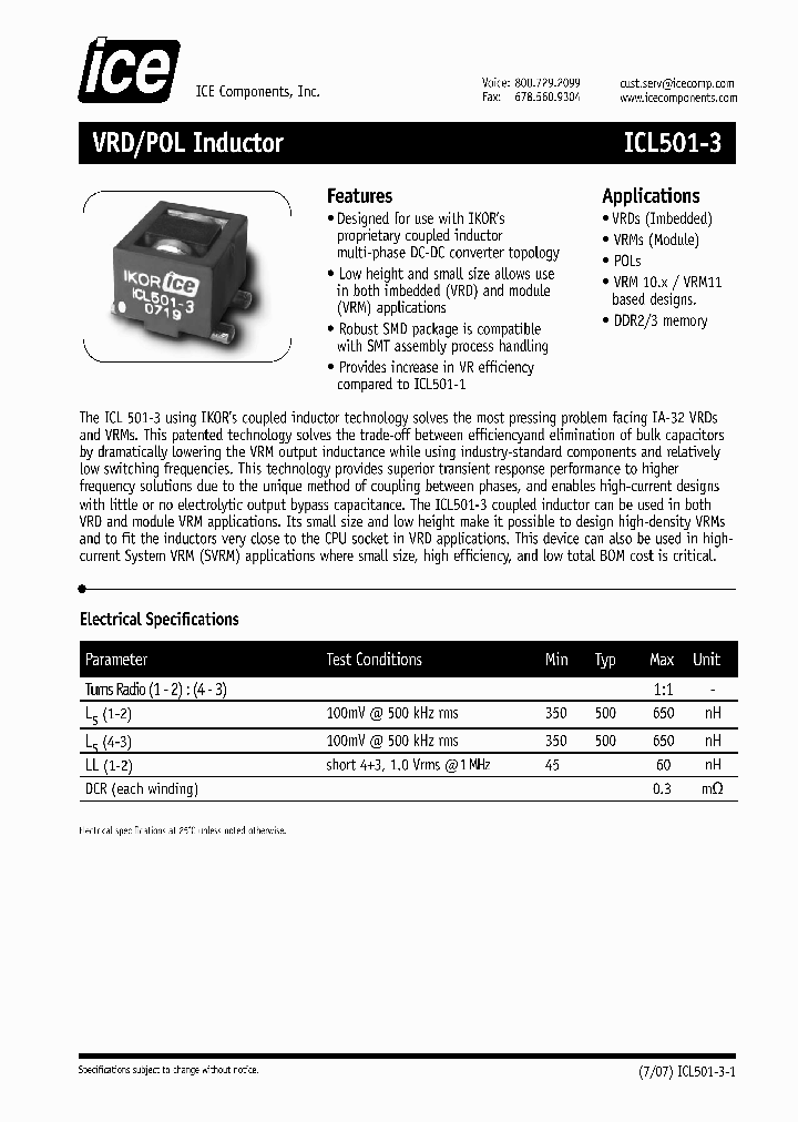 ICL501-3_1026293.PDF Datasheet