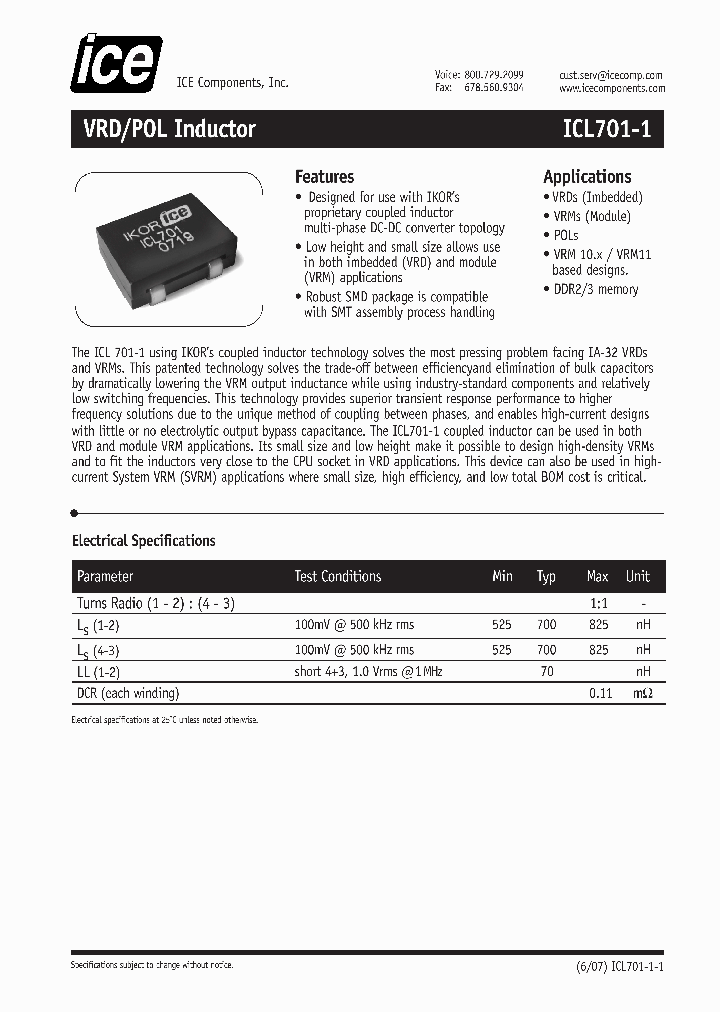 ICL701-1_1252624.PDF Datasheet