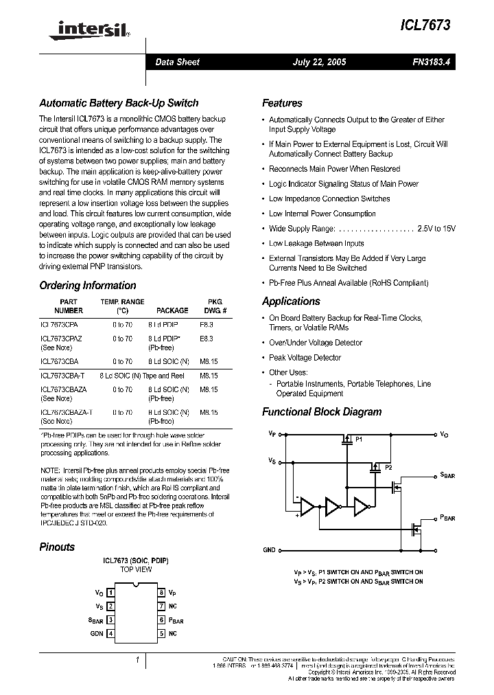 ICL767305_729960.PDF Datasheet