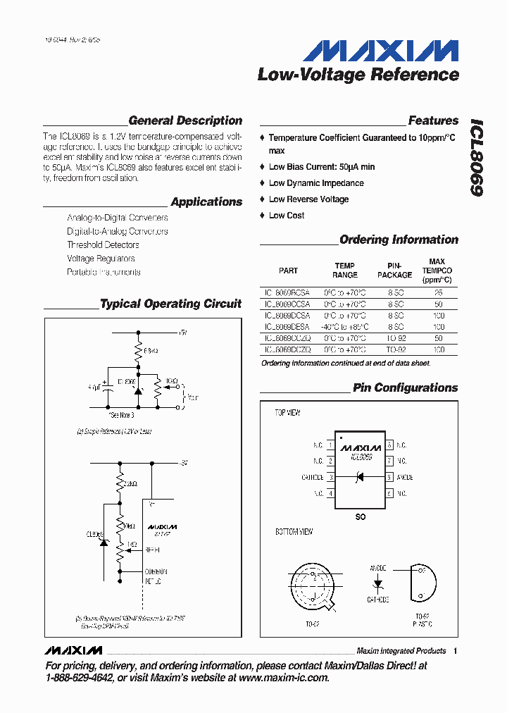 ICL8069CCZQ_895125.PDF Datasheet