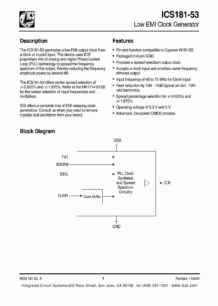 ICS181M-53T_1252743.PDF Datasheet