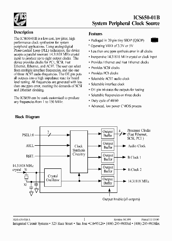 ICS650-01B_608961.PDF Datasheet
