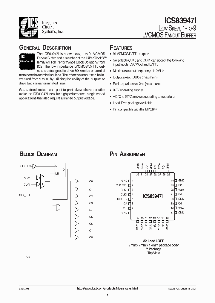 ICS83947I_1252923.PDF Datasheet