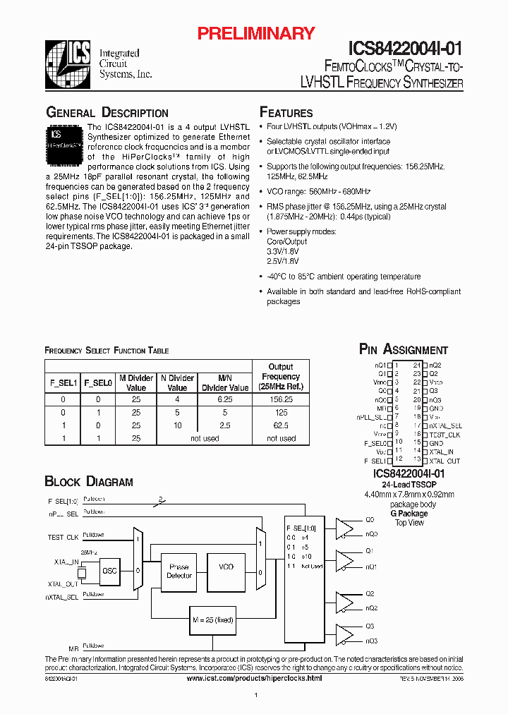 ICS8422004AGI-01T_1252961.PDF Datasheet