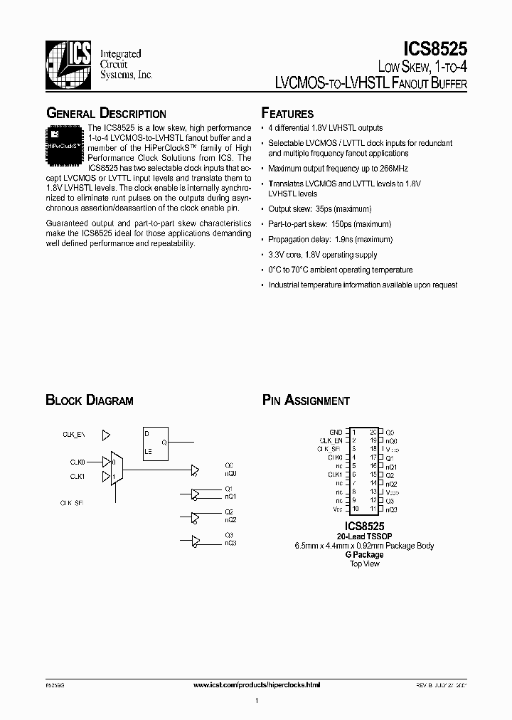 ICS8525BG-T_1253089.PDF Datasheet
