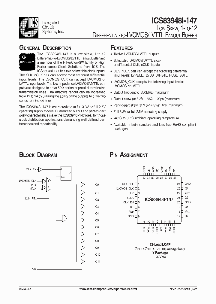 ICS948AI147L_1253351.PDF Datasheet